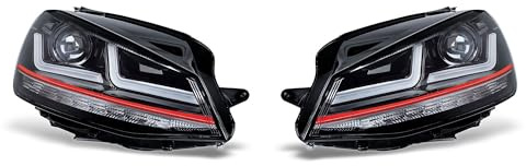 Osram LEDHL103-GTI Ledriving Golf Vii Led Scheinwerfer, Gti Edition Als Halogenersatz Zur Umrüstung Auf Led, Für Linkslenkerfahrzeuge (1 Komplett-Set), Argento
