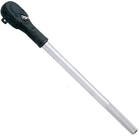CARRACA 3/4 Pulgadas Grande PROFESIONAL de 24 DIENTES 55 x 6 x 6 CM - Taller coche, camión