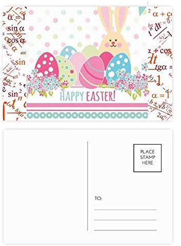 Postkarten-Set mit AufschriftHappy Ostern Religion Festival, bunt, 20 Stück