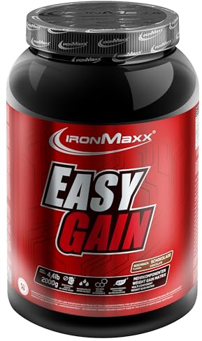 IronMaxx Gainer prise de masse en poudre Chocolat 2000 g – mass gainer riche en protéines et glucides pour prise de poids, nutrition sportive quotidienne, shake calorique pour hardgainers