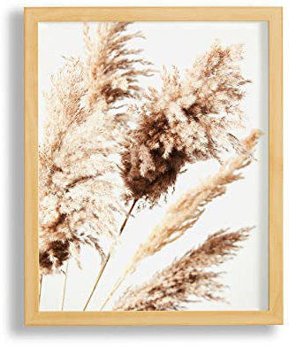 Vogel Design Benno Premium Bilderrahmen Posterrahmen 48x68 cm Puzzlerahmen Kiefer Dekor weisser Hintergrund und Antireflex Kunstglas