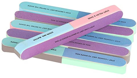 6 Stück Buffer SchleifblöCke PolierblöCke Für Nageldesign Nagelpolierblock Polierflächen Nagelfeile Block Nagelkunst ManiküRe Werkzeug,Perfekter Schutz der Nägel