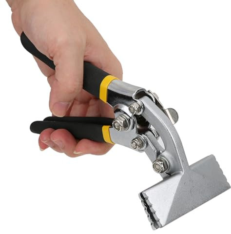 Pinze per Piegare, Pinze per Piegare Lamiere Pinza per Aggraffatura con Manico Antiscivolo per Lamiera manuale(Dritto) (piegato)