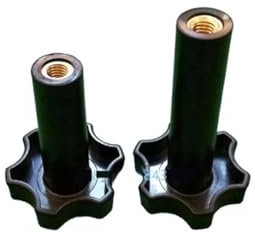 Accessoires for Machine à crème glacée Molle, 2 Courts + 2 Longs, 4 écrous à vis en Plastique M8 au Total, compatibles for VEVOR, compatibles for BQL