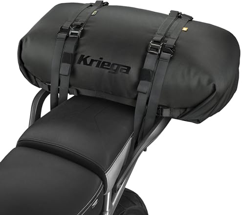 Kriega Hecktasche Rollpack 40 Motorradtasche Gepäck 40 Liter Universal Rolltop, schwarz