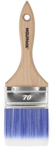 Palettina professionale Plus Larghezza 70 mm. Setole sintetiche PBT, manico in legno di faggio ergonomico, pennello pittore, pennello pittura