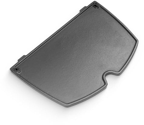 6558 Grillplatte für Weber Q100 q1200 Elektro Q1400 q1000 q1400 gasgrill, 32CM Gusplatte for Weber Q100 Q1000 Serie Q120 Q1200 Grillrost Zubehör Griddle Ersatzteile