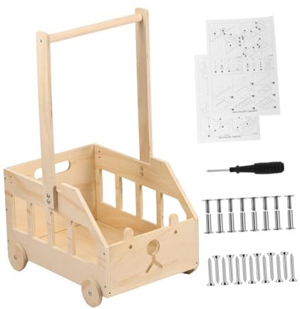 EHJRE Hölzerne Babypartykiste, Schrank, DIY Babykorb mit Griff für Jungen Und Mädchen