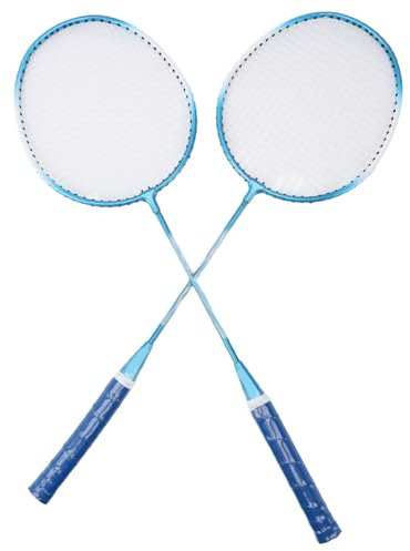 Professionelles Leichter Badminton -Schläger Set mit Ance Reduktion - N Oy Badminton -Schläger für Anfänger, Erwachsene - E -Schläger mit Aufbewahrungstasche - Outdoor -Sportgeräte Im Freien