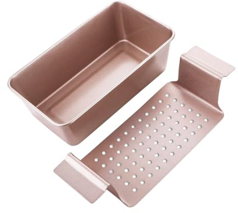 PAMINGONO Teglia Per Pane Tostato Acciaio Carbonio Antiaderente Stampo Per Cucina Con Capacità Per Pane e Toast Per Famiglie e Feste