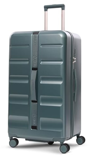 Aerolite Large 101L ABS Hard Shell Trunk Suitcase, 4+1 Wheels, TSA Lock