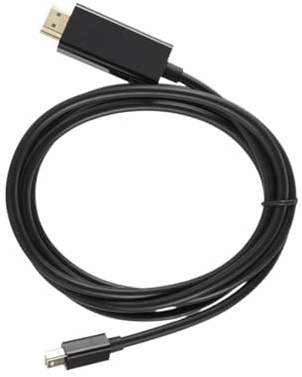 FCJPYRAPS Cable Adaptador Mini DisplayPort a HDMI PzzPss 1080P de 1,8 m, HD Thunderbolt 2, for MacBook Air, línea de conversión de Pantalla Mini DP a HDMI.(White)