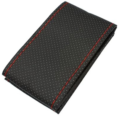 Rivestimento Protettivo Volante Coprivolante Per Auto, Coprivolante, Ecologico, Antiscivolo, Assorbente Del Sudore, Decorazione Semplice E Alla Moda Per Auto(Red Thread)