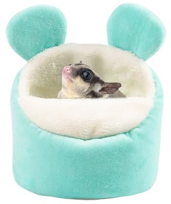 Hamsterhängmattor för bur | mjukt rymligt litet djur varmt bo – litet husdjur hängbar säng sovpåse, för djur ekorrar marmosets gerbil chinchilla igelkott sova kallt väder