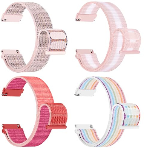 LYYLTX Nylon Fabric Uhrenarmbänder 20mm/22mm Armband für Herren Damen Ersatzband Schnellverschluss Smartwatch Sport Uhren Ersatzarmband Einstellbares Soft Breathable Watch Strap