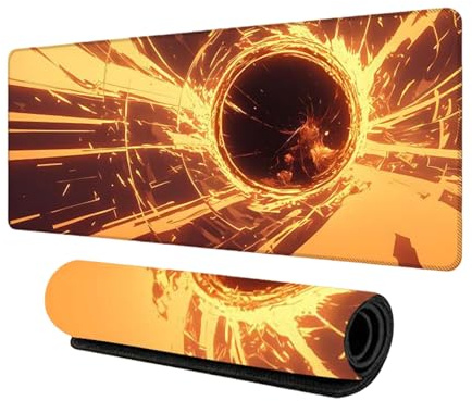 HFDTGD Alfombrilla Raton Gaming XXL 800x300mm Cielo Estrellado Grande Alfombrilla Teclado y Raton Impermeable Base de Goma Antideslizante y Opcion de Diseno Personalizado