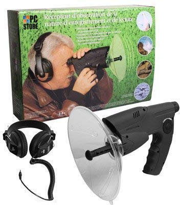 PC STORE - COMMENTATORE SPIA con CUFFIE E MICROFONO DIREZIONALE + CON PROBLEMI DI UDITO ~ 90m