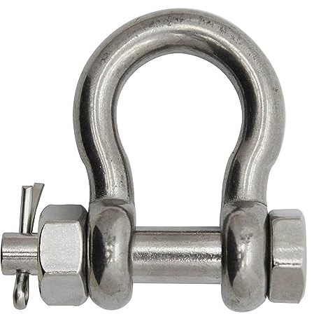 Extreme Max BoatTector 3006.8378 - Grillo di Ancoraggio a bullone in Acciaio Inox, 1/2