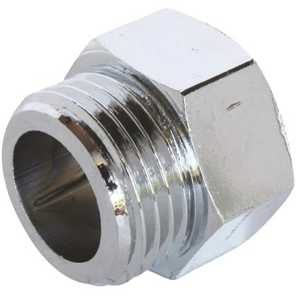SOMATHERM FOR YOU, Raccord égal laiton nickelé Mâle Femelle 20/27 - Raccord à visser chromé, étanchéité sur filet ou joint plat, résistant à la corrosion, pour eau chaude et froide | Raccordez rapidement 2 éléments filetés grâce à ce raccord mâle-femelle en laiton, durable.