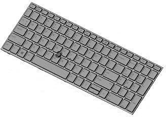 HP KBD TP+PS BL ITL L28407-061, Keyboard, 862052 (L28407-061, Keyboard, Italian, HP, ZBook 17 G5)