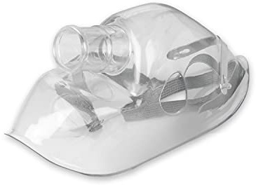 medisana Inhalationsmaske für Erwachsene, Zubehör für Inhaliergeräte, Ersatzteil für Inhalatoren, Erwachsenenmaske kompatibel für IN 600, IN 605, IN 530, IN 535
