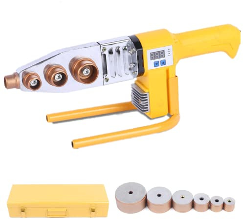 Saldatrice tubolare 20-63mm tubo fusione saldatore - strumento di riscaldamento elettrico con display digitale per la saldatura di tubi 20/25/32/40/50/63 mm PPR/PE/PP