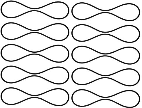 SAVITA 10 pezzi Rubber Ring per Microfono, Elastici per Universal Microphone Shock Mount Elastico per Microfono Cinturini per Microphone Shock Mount Microfono Accessori(Nero)