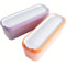 WALL QMER Eisbehälter für Speiseeis, Gefrierdosen, Aufbewahrungsbehälter, Eis-Container BPA-frei in Lebensmittelqualität, Orange + Lila