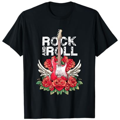 Lets Rock & Roll Vintage Guitares électriques Rock Concert T-Shirt