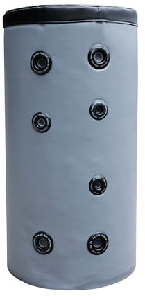 SUNEX® Solar Heizung Warmwasserspeicher 150L 1 Wärmetauscher für Wärmepumpen Brauchwasserspeicher Standspeicher Warmwasserbereiter