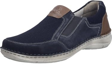 Josef Seibel Herren Slipper New Anvers 78,Weite K (Extra weit),Wechselfußbett,Businessschuhe,Slip-ons,Mokassins,Indigo-Kombi,46 EU