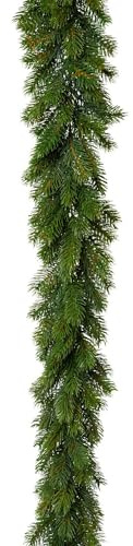 CREATIV green künstliche Tannengirlande 120cm I weihnachtliche Tannengirlande I Weihnachtsdeko-Girlande mit naturgetreuen Nadeln I Weihnachtsgirlande ideal als Indoor Weihnachtsdeko
