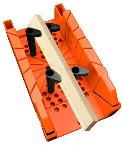 Boîte à onglets, boîte à onglets, boîte à onglets, boîte à onglets, boîte de rangement multifonction réglable à 45 degrés pour le travail du bois Carpenter Woodworker