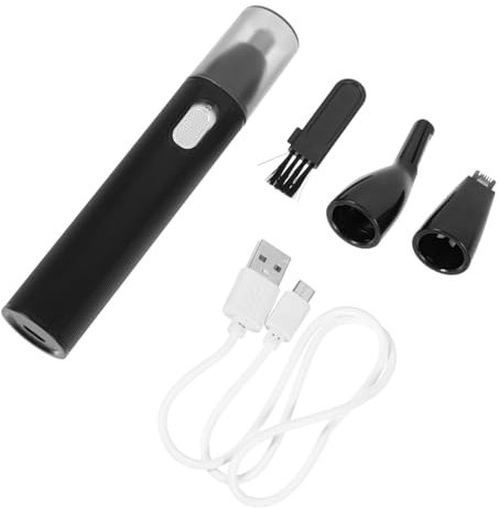 PACKOVE Tagliapeli Naso Donna Elettrico Ricaricabile Multiuso Rifinitore Sopracciglia Barba e Orecchie Portatile e Leggero Lame Sicure e Facili Da Pulire Adatto Viaggi