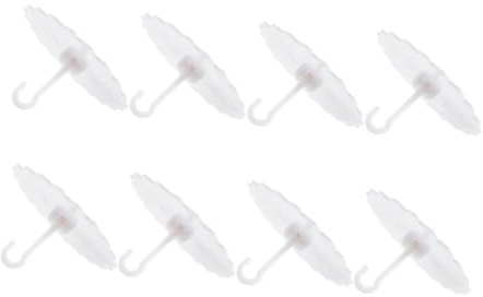 ARTSEWPLY 8pezzi Gancio Per Baldacchino Del Da Soffitto Gancio Per Baldacchino Cupola in Plastica Ricambio Per Forniture Per Baldacchini Cupola