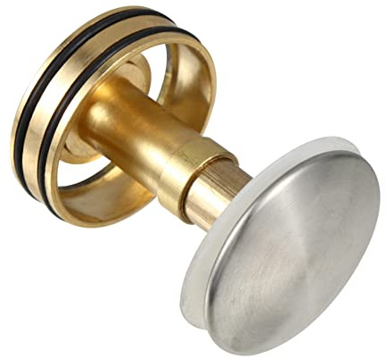 HAMPPLIES Bounce Drain Strainer Made of Stainless Steel and Copper Easy to Install and Remove Prevents Clogging Kitchen Sink Filter Suitable for Wash Basin and Shower Room