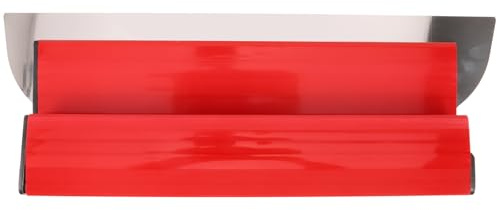 NOLITOY Juego de Herramientas para Paneles de Yeso Espátula de Acero Inoxidable 40 CM Cuchillo para Alisar Paneles de Yeso Espátula Portátil de Metal Soporte ABS para Construcción y