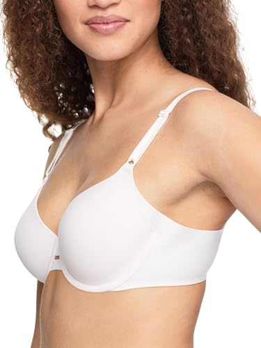 Warner's Women's Blissful Benefits NO Side Effects Underwire Bra, White, 34D