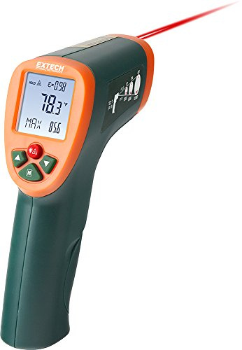 Extech Thermomètre infrarouge avec alerte de couleur