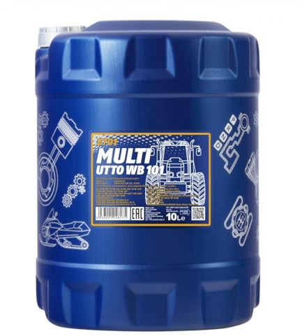 MANNOL 2701 Multi UTTO WB 101 Traktoröl SAE 10W-30, Getriebeöl, 10L | Universelles Getriebe- und Hydrauliköl für Achsen, Nassbremsen und Kupplungen, erfüllt API GL-4, Allison C4, Volvo VCE WB 101
