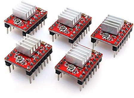 Fasizi 5 x 3D-Drucker A4988 Reprap Schrittmotor-Treibermodul