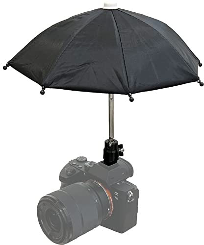 Hot Shoe Umbrella/Sunshade, Protects Camera from Rain, Sunlight, Bird Droppings, Snow, Camera Umbrella, Waterproof Photography Accessory