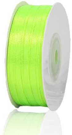 Geschenkband Fluoreszierendes Grün 3mm Breit, 91 Meters Satinband Lila Geschenkbänder Stoff Schleifenband Dekoband zum Geschenkverpackung, Bastelarbeiten, Geburtstag und Hochzeitsdekoration