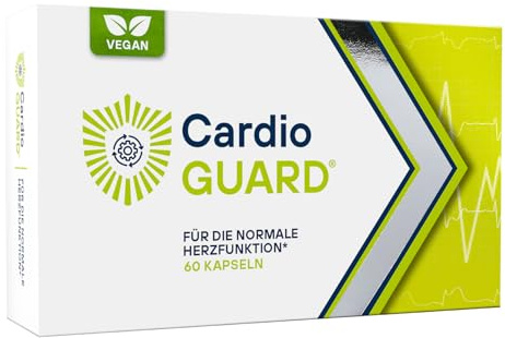 Cardio GUARD® | Für die normale Herzfunktion | Für einen normalen Energiestoffwechsel | Monatspackung mit 60 Kapseln