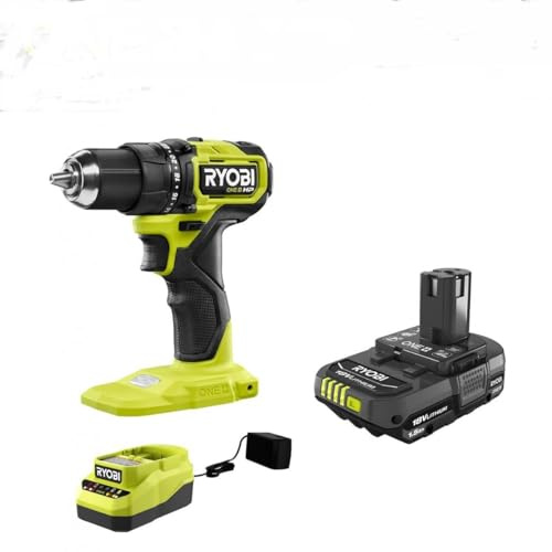 RYOBI 18V ONE+ HP Compact Brushless 1/2 Drill/Driver Kit With Battery & Charger