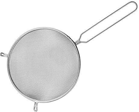 PRETYZOOM Colander Spoon Strainer Scoop Long Handle High-Density Easy Oil Separation for French Fries Vegetables Meat