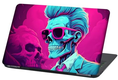 Laptop Folie Cover: Strange Klebefolie Notebook Aufkleber Schutzhülle selbstklebend Vinyl Skin Sticker (17 Zoll, Lp101 Skullman)