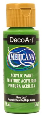 DecoArt Americana Acrylic Paint 59ml 2oz Greens - New Leaf