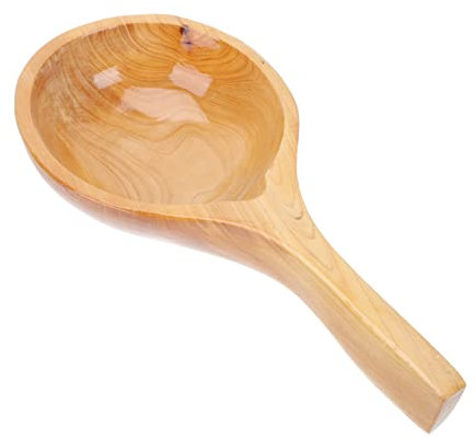 PRETYZOOM Pala De Madera De Cedro Maciza Para Riego De Jardinería Pala Multiusos De Madera Para Uso Exterior Cucharón De Riego Para Plantar
