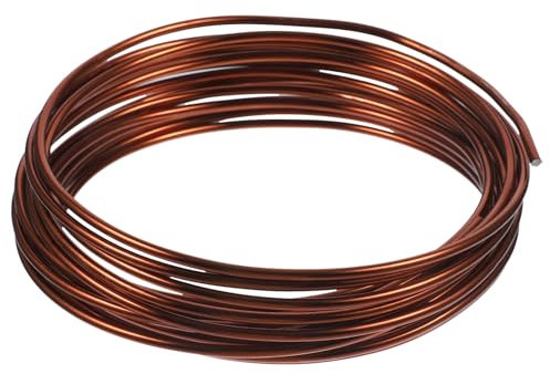 Happyyami 1rolle Biegsame Aluminiumdraht Für Schmuckherstellung Und Bastelprojekte Lange Anodisierte Metallkabel Antikem Für Kreative Skulpturen Und Pflanzenstützen